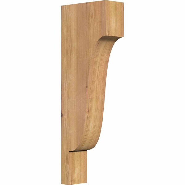 Ekena Millwork Newport Smooth Corbel, Western Red Cedar, 3 1/2"W x 8"D x 24"H COR04X08X24NEW00SWR - main